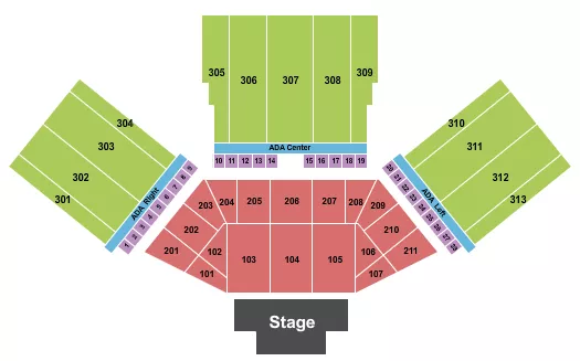 Long Beach Amphitheater Seating Chart