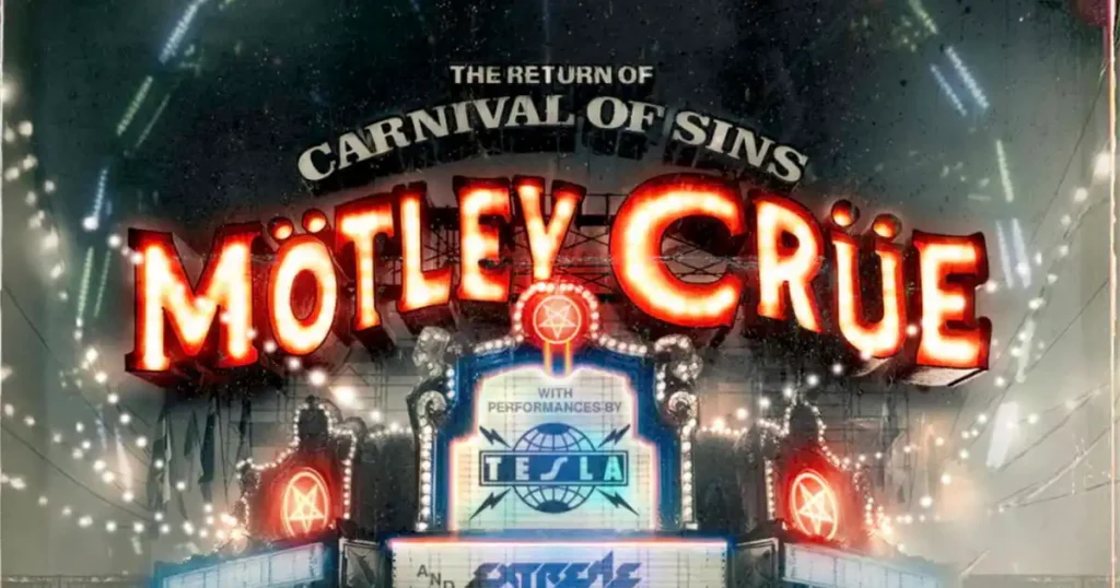 Motley Crue & Tesla at F&M Bank Amphitheater of Long Beach
