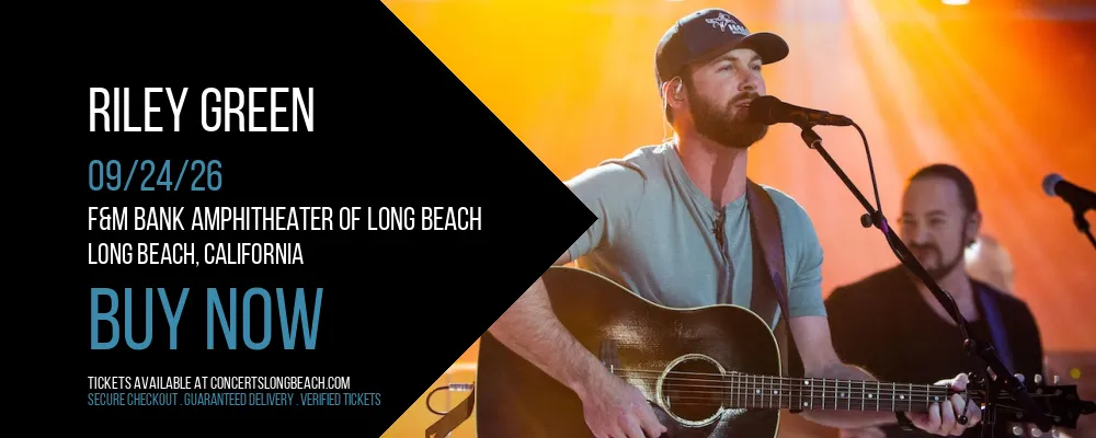 Riley Green at F&M Bank Amphitheater of Long Beach