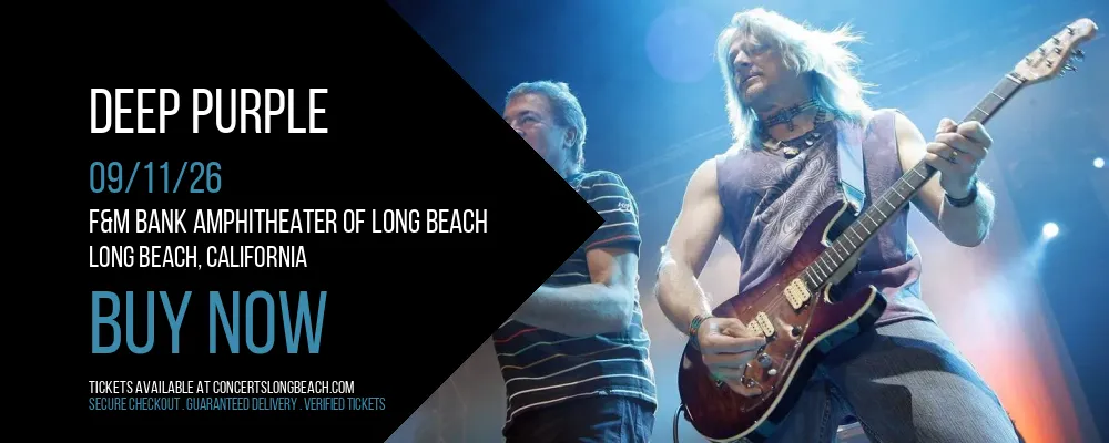 Deep Purple at F&M Bank Amphitheater of Long Beach